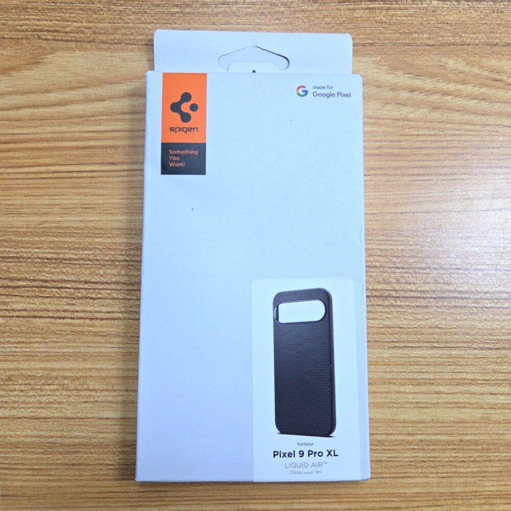 Spigen Google Pixel 9 Pro XL Case [Liquid Air] Matte Black Cover ACS07716‎